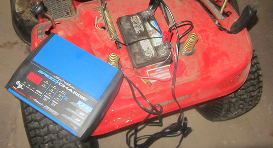 lawnmower battery charger