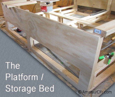 Making a Platform / Storage Bed