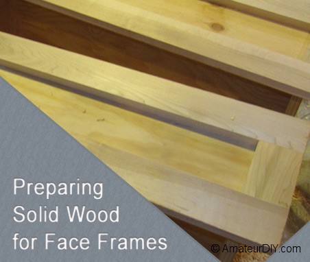 solid wood face frames