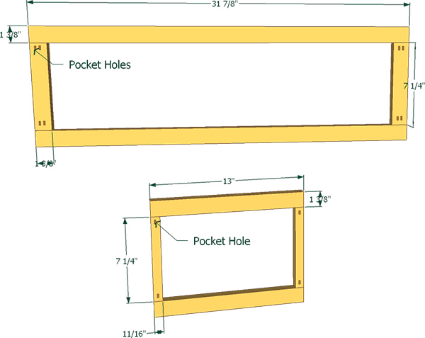 flower box trim assembly