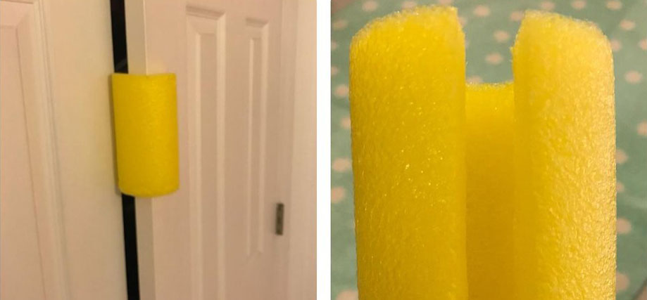 pool noodle door safety